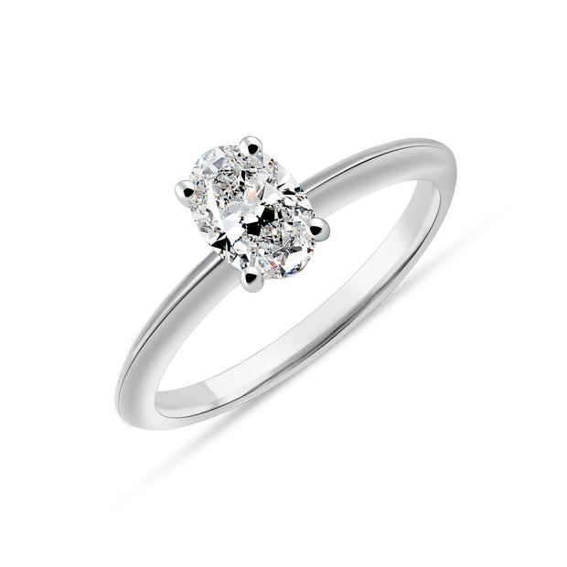 CT-001-6 Oval Kesim Tektaş Yüzük