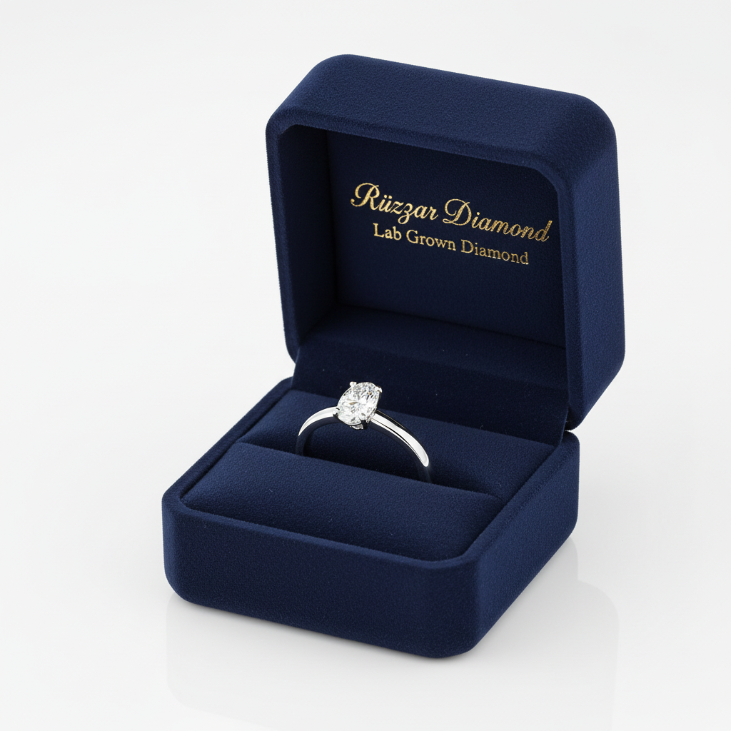 CT-004-6 Oval Kesim Tektaş Yüzük