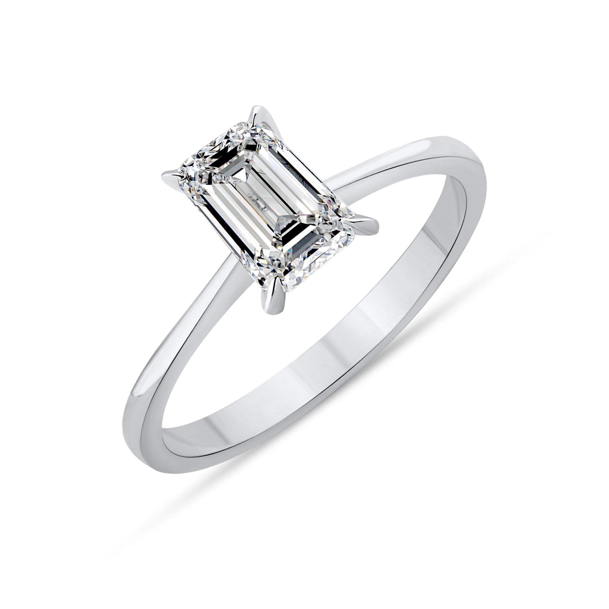 CT-005-34 Emerald Kesim Tektaş Yüzük