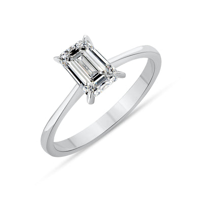 CT-005-34 Emerald Kesim Tektaş Yüzük